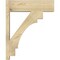 Ekena Millwork Merced Block Rough Sawn Outlooker, Douglas Fir, 8"W x 26"D x 32"H OUT08X26X32MRC05RDF - alternate 2